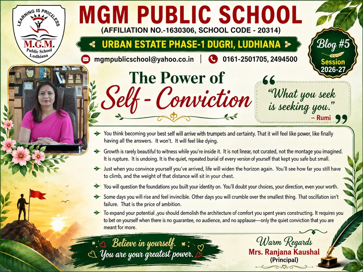The Power of Self-Conviction